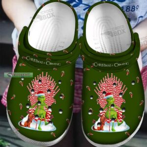 Christmas Is Coming Grinch Crocs Game Of Thrones Grinch Crocs