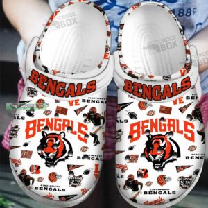 Cincinnati Bengals Welcome To The Jungle Crocs Shoes 1