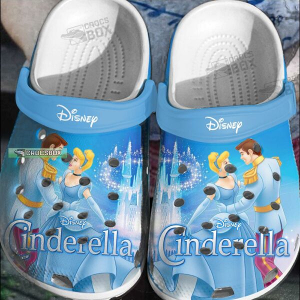 Cinderella And Prince Crocs Blue