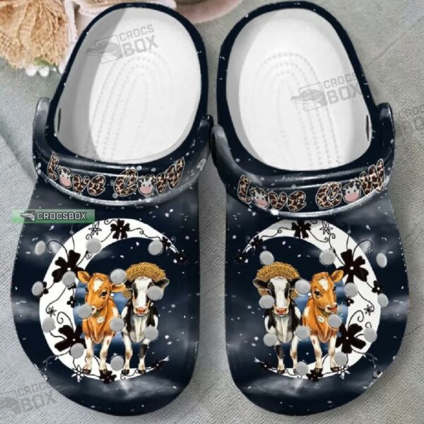 Cows Moonlight Crocs Shoes