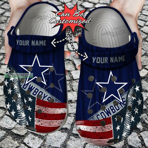 Custom Glory Dallas Cowboys Crocs Shoes