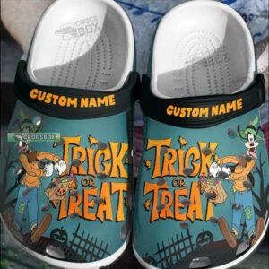 Custom Goofy Halloween Crocs Disney Gift
