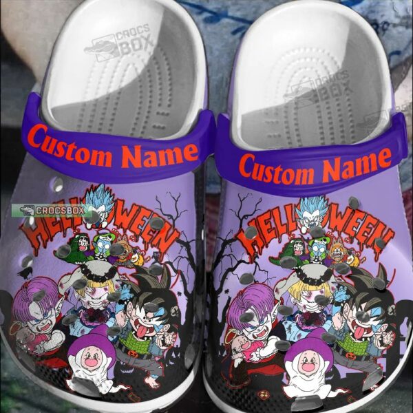 Custom Halloween Dragon Ball Z Crocs
