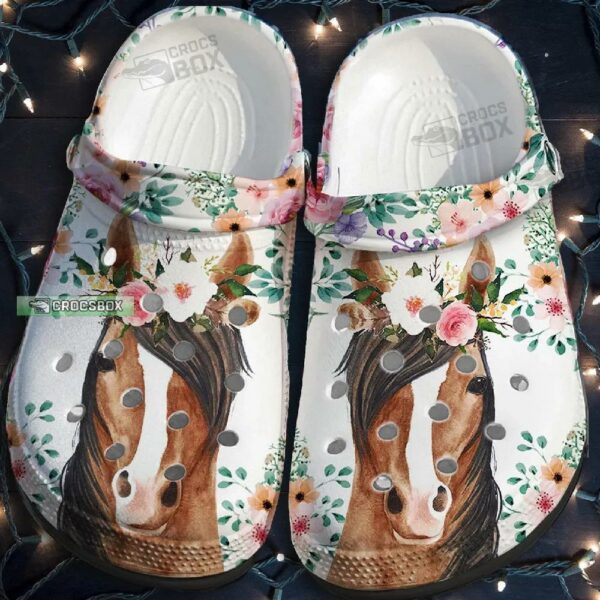 Custom Horses Flower Shoes