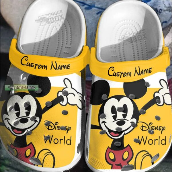 Custom Name Disney World Mickey Crocs Shoes