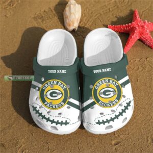 Custom Name Green Bay Packers Classic Crocs Clogs