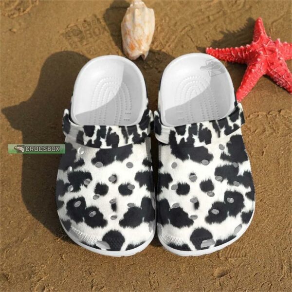 Dairy Cow Pattern Crocs Shoes