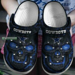 Dallas Cowboys Skull Die Hard Crocs Men’s Dallas Cowboys Crocs