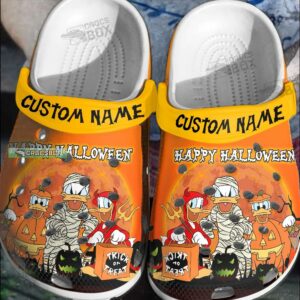 Donald Duck Happy Halloween Crocs Shoes
