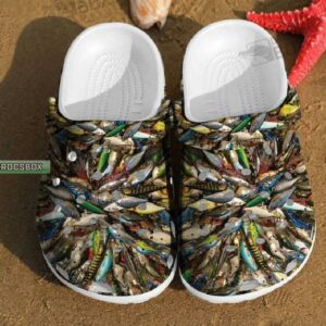 Fishing Themed Crocs Shoes Fisherman Clogs 2
