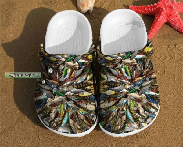 Fishing Themed Crocs Shoes Fisherman Clogs