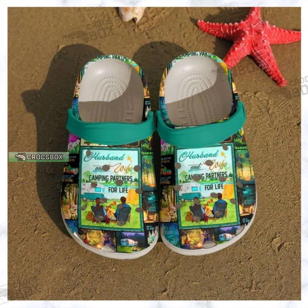 Husband Camping Partner Crocs Shoes