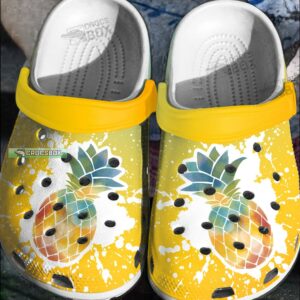 Juicy Pineapple Crocs Yellow