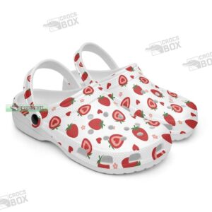 Juicy Strawberry Crocs Shoes Strawberry Print Crocs