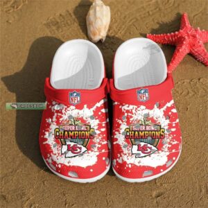 Kansas City Chiefs Super Bowl Champs Crocs Shoes