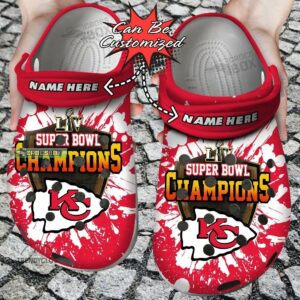 Kc Chiefs Crocs LIV Super Bowl Champions Crocs Clogs