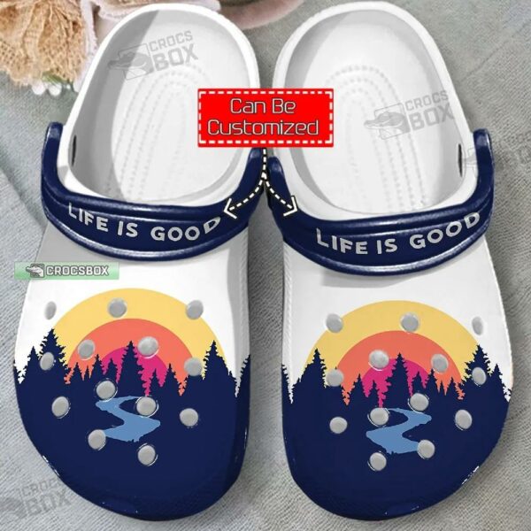 Life Is Good Camping Journey Crocs Shoes