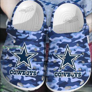 NFL Dallas Cowboys Camo Navy Crocs