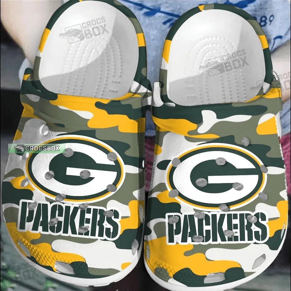 NFL Green Bay Packers Camouflage Crocs Adults