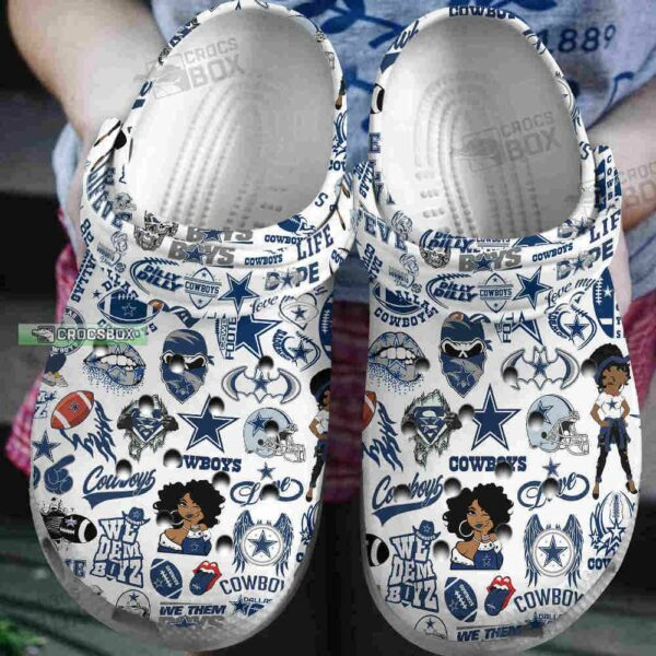 Nfl Dallas Cowboys Themed Crocs Women’s Dallas Cowboys Crocs