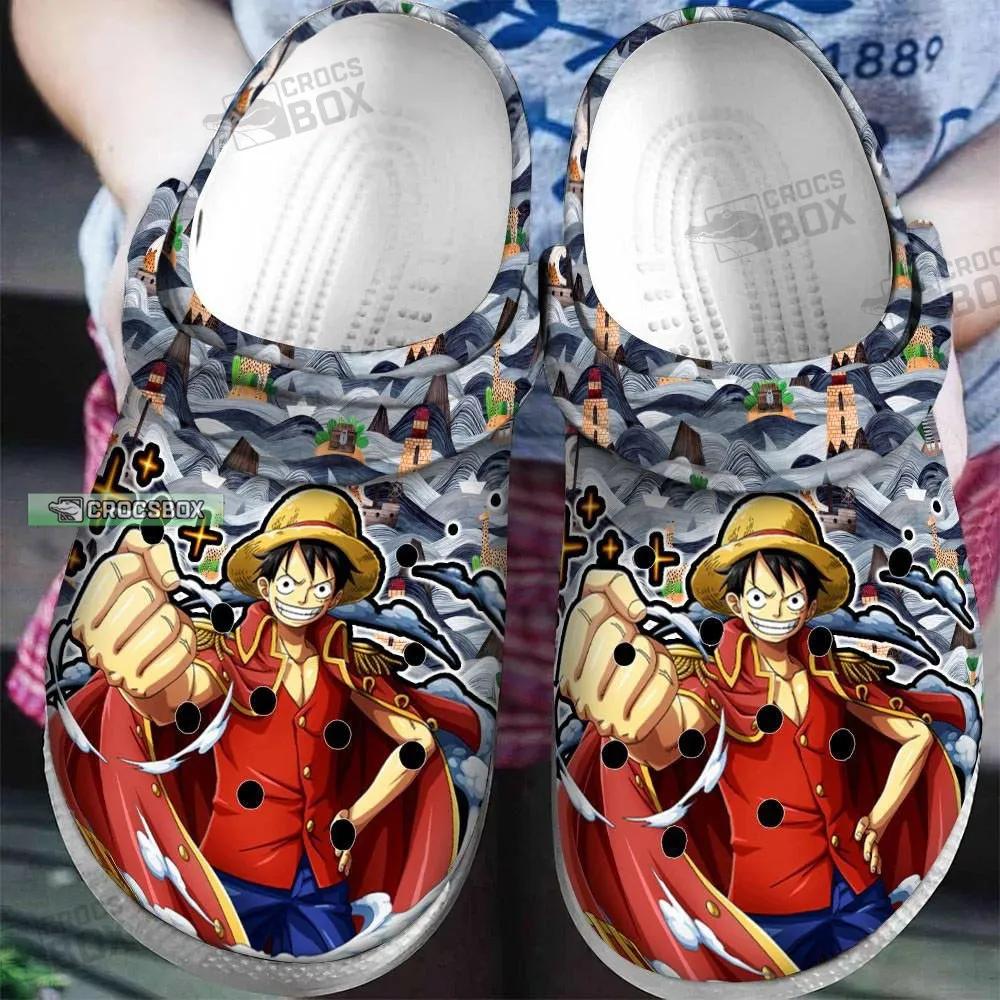 One Piece Monkey D. Luffy Crocs Shoes