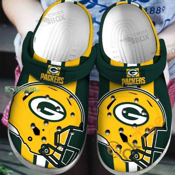 Packers Cheesehead Stride Crocs Shoes