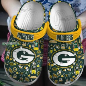 Packers Themed Crocs Shoes 1