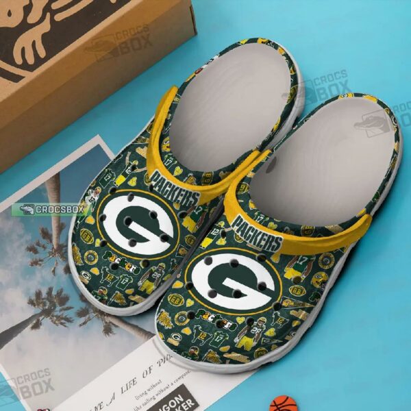 Packers Themed Crocs Shoes