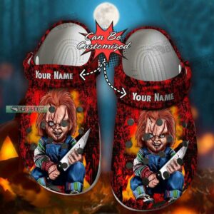 Personalized Chucky’s Knife Crocs Shoes Halloween