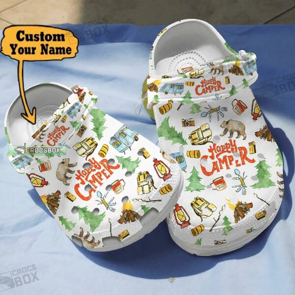 Personalized Happy Camper Shoes Camping