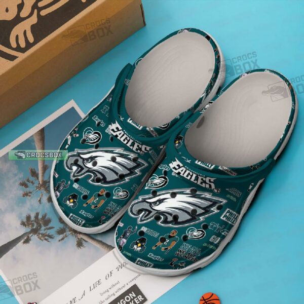 Philadelphia Eagles Themed Crocs Shoes