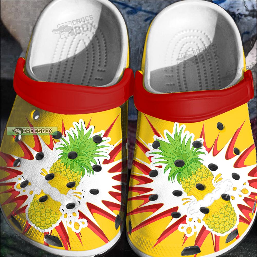 Pineapple Splash Crocs Shoes