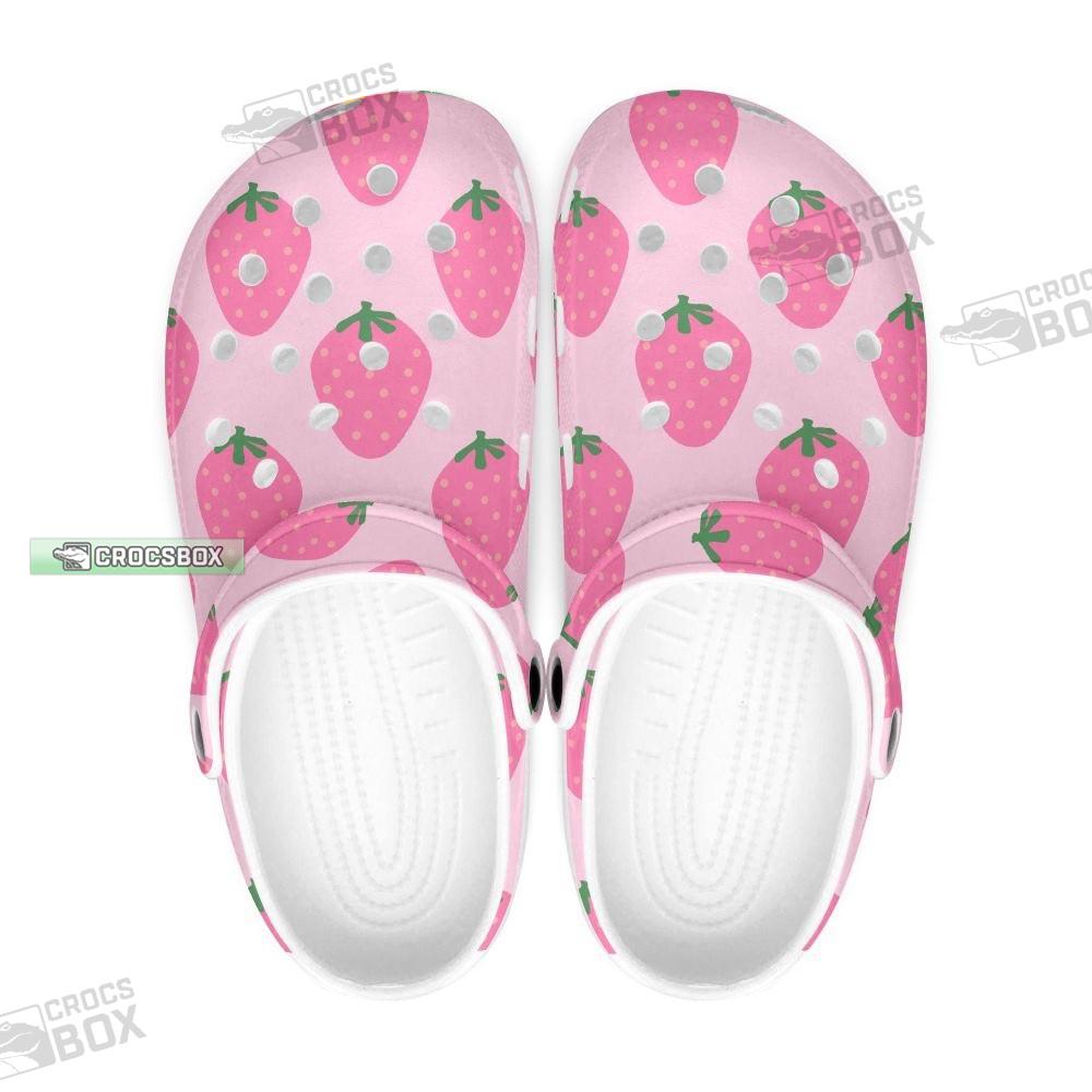Pink Strawberry Bliss Crocs Toddler