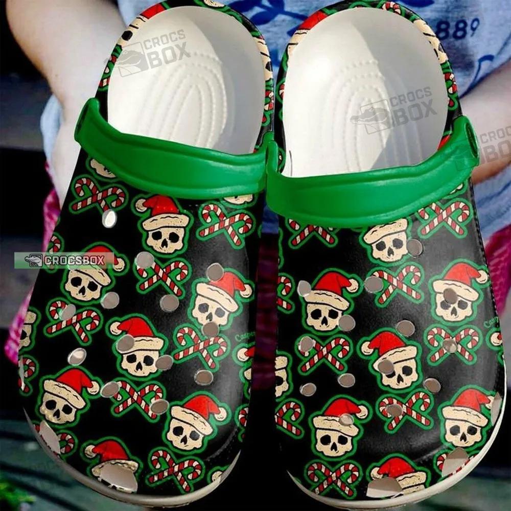 Santa Canday Skull Crocs Shoes