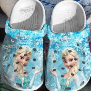 Snowflake Splendor Elsa Crocs