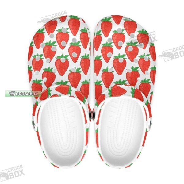 Strawberry Pattern Crocs Clogs