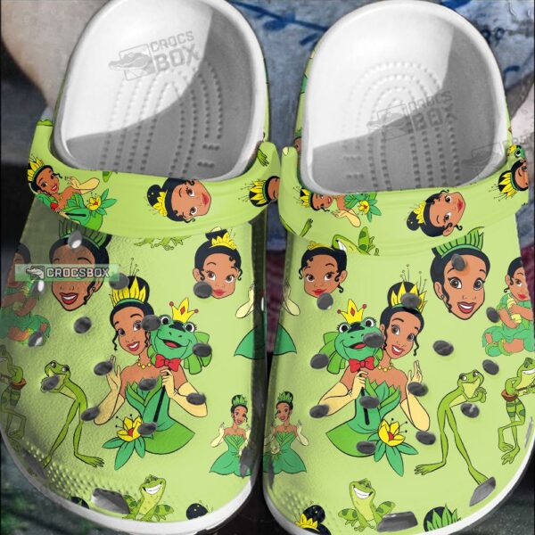 Tiana Princess Themed Crocs Clogs