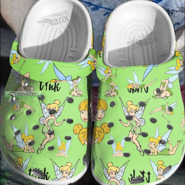 Tinker Bell Themed Crocs Shoes