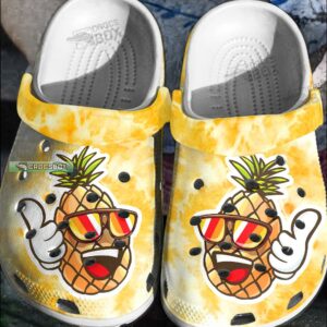 Vibrant Pineapple Crocs Shoes