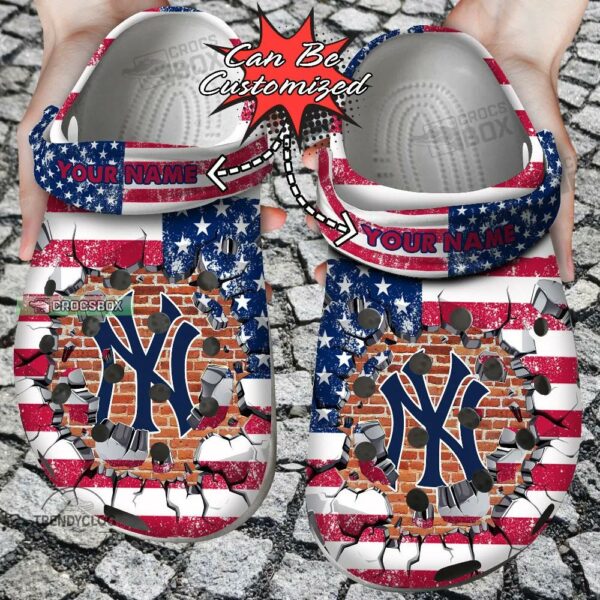 American Baseball NY Yankees Crocs Shoes