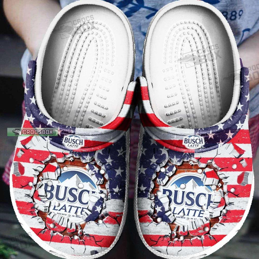 American Busch Latte Crocs Shoes