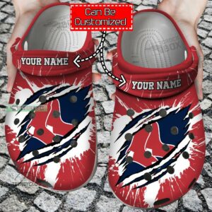 Boston Baseball Fan’s Paradise Crocs Shoes