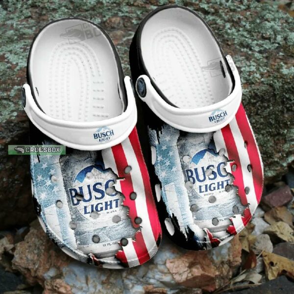 Busch Light American Beer Crocs Shoes