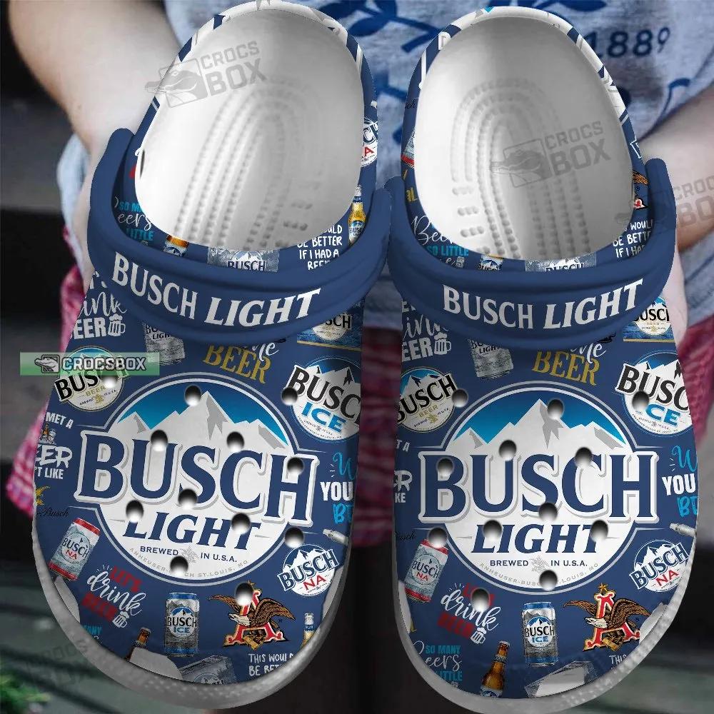 Busch Light Beer Themed Crocs