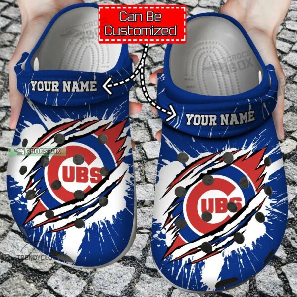 Chicago Cubs Pride Crocs Shoes