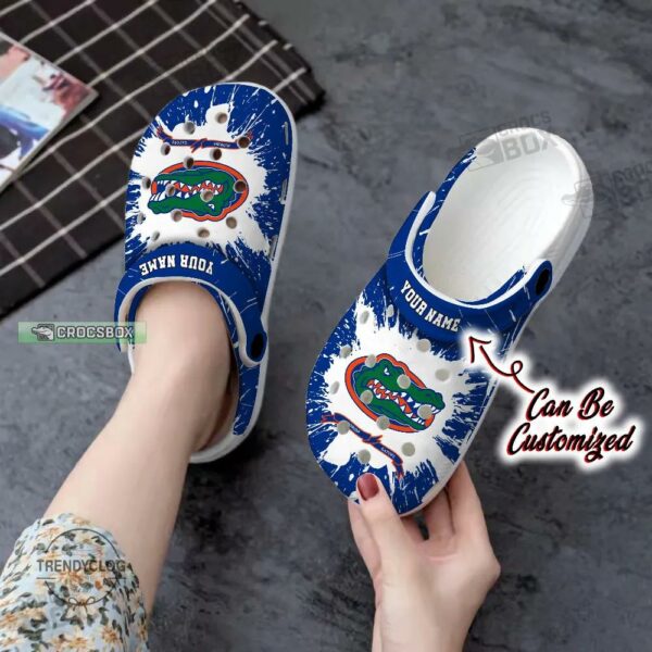Custom Name Florida Gators Tie Dye Crocs