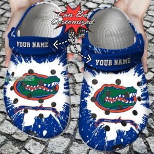 Custom Name Florida Gators Tie Dye Crocs 2
