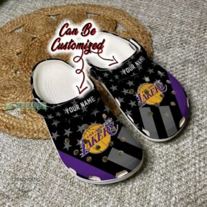 Custom Name Lakers Super Stars Crocs