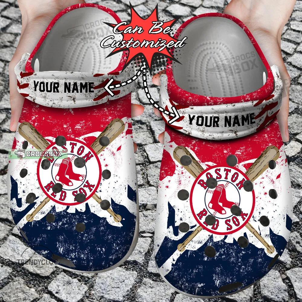 Custom Red Sox Retro Crocs Adults