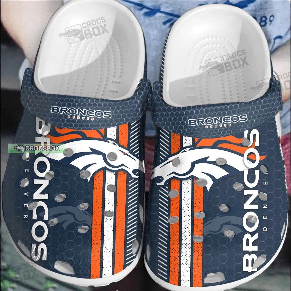 Denver Broncos Football Navy Adult Crocs
